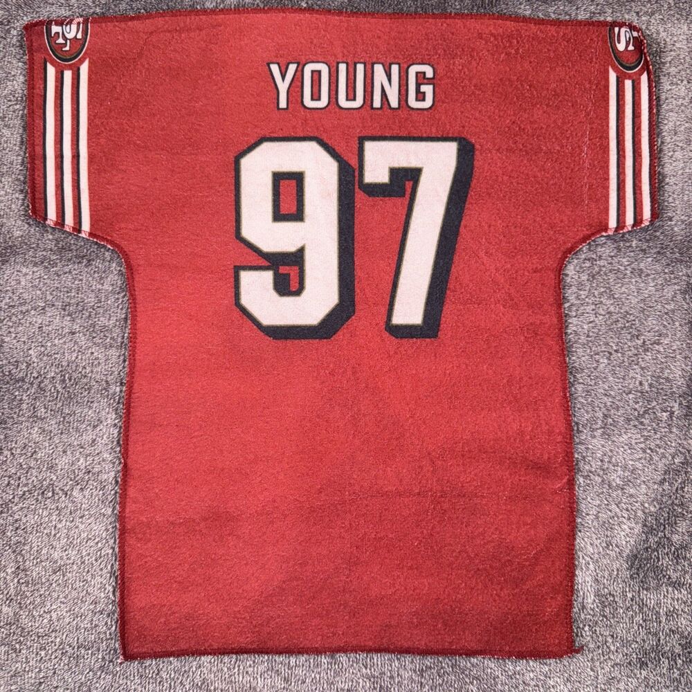 **NEW** Bryant Young SAN FRANCISCO SF 49ers Niners NFL RALLY TOWEL Football